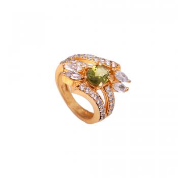 Nickel-Free Gold Plated  Designer Ring - Elegant | Timeless Beauty